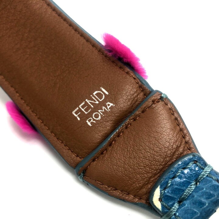 楽天市場】FENDI フェンディ 8AV077 フラワー スタッズ ストラップユー  