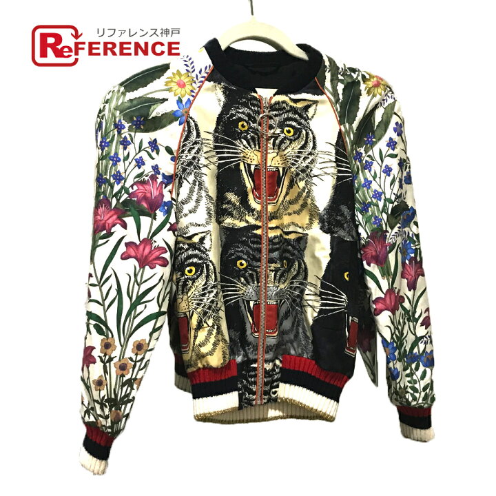 楽天市場】GUCCI グッチ 476247 タイガープリント ボンバージャケット  