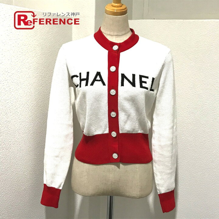 楽天市場】CHANEL シャネル P61534 CC ココマーク ロゴ 長袖 ニット  