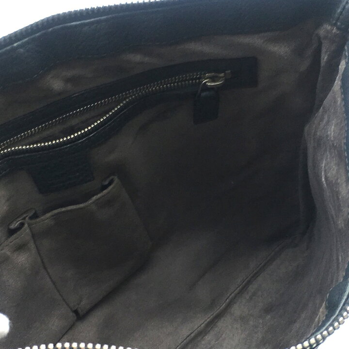 楽天市場】GUCCI グッチ 233329 マチ無し オールレザー 革 ビジネスA4  