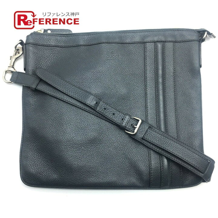 楽天市場】GUCCI グッチ 233329 マチ無し オールレザー 革 ビジネスA4  