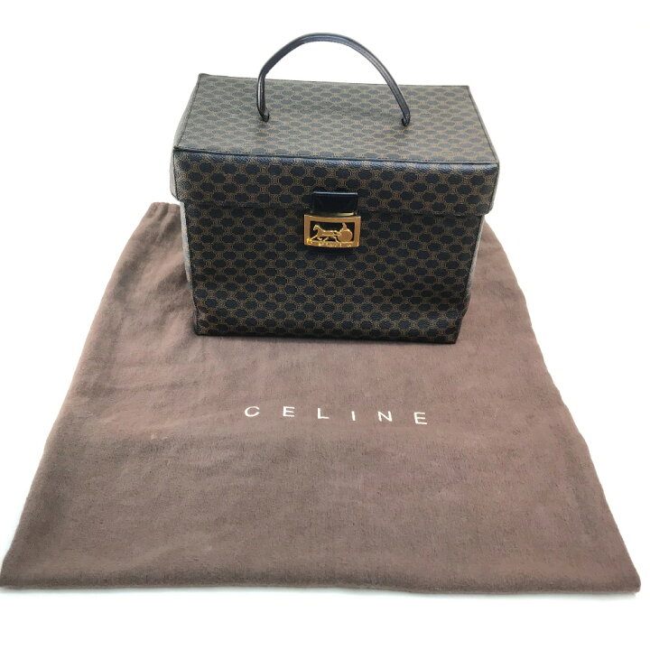 楽天市場】CELINE セリーヌ ロゴ 馬車金具 マカダム カバン 