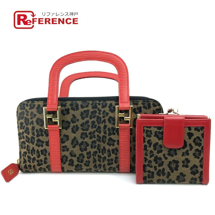 楽天市場】FENDI フェンディ レオパード ヒョウ柄 2点セット カバン 