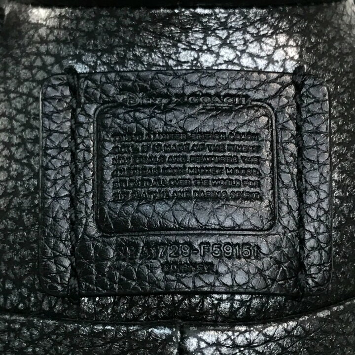 楽天市場】COACH コーチ F59151 75周年記念 ミッキーマウス ドールS 