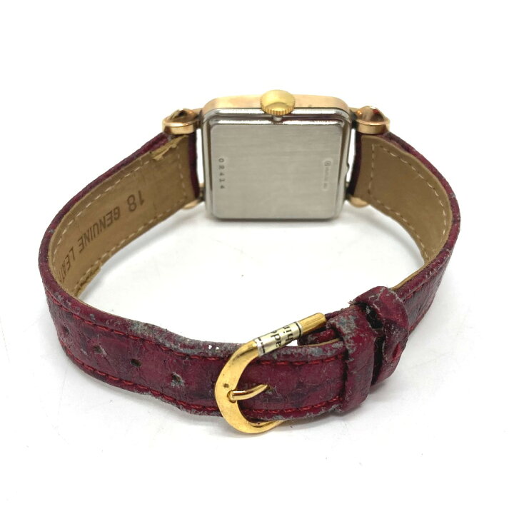 楽天市場 Tiffany Co ティファニー スクエア 8pダイヤ 3pルビー 手巻き アンティーク 腕時計 Gp メンズ ゴールド 中古 ブランドショップ リファレンス