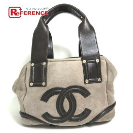 CHANEL シャネル CC ココマーク ハーフマトラッセ カバン ハンドバッグ トートバッグ ムートン /レザー レディース ブラウン 【中古】