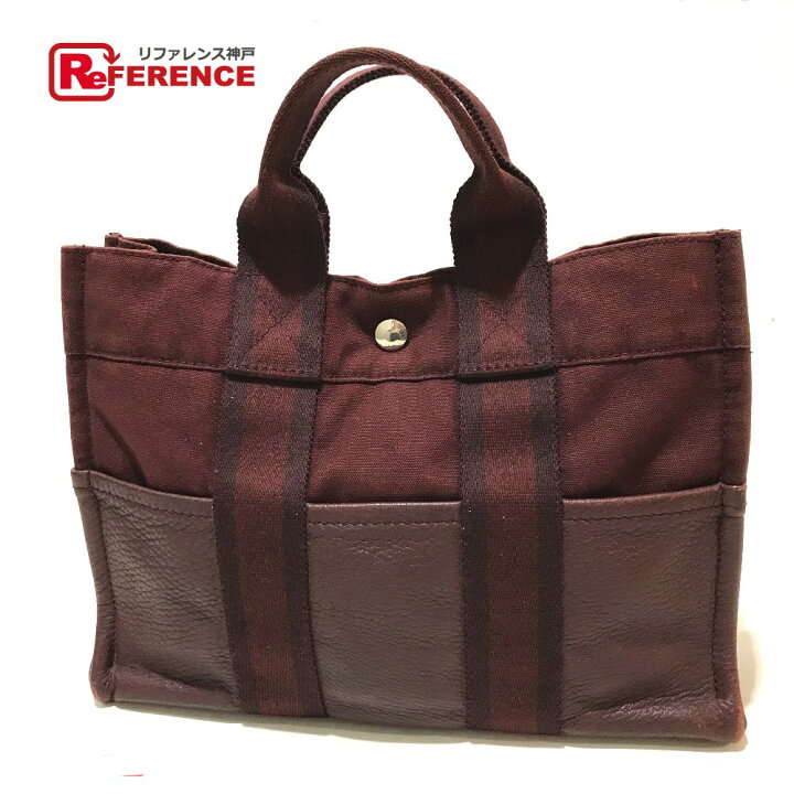 楽天市場】HERMES エルメス ハーフレザー フールトゥPM カバン トート  