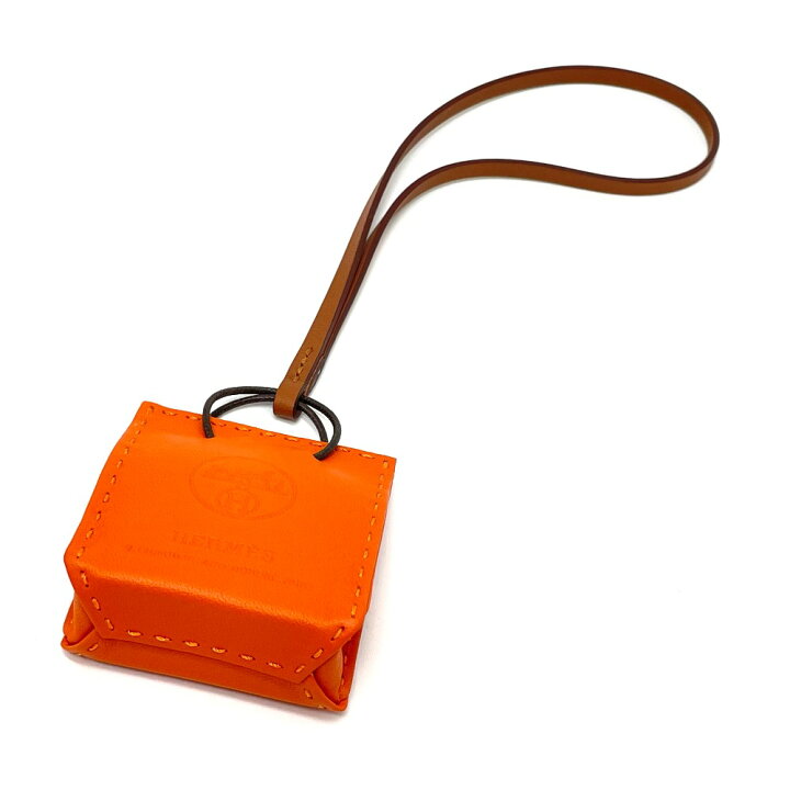 楽天市場】HERMES エルメス ショッパー チャーム サック オランジュ  