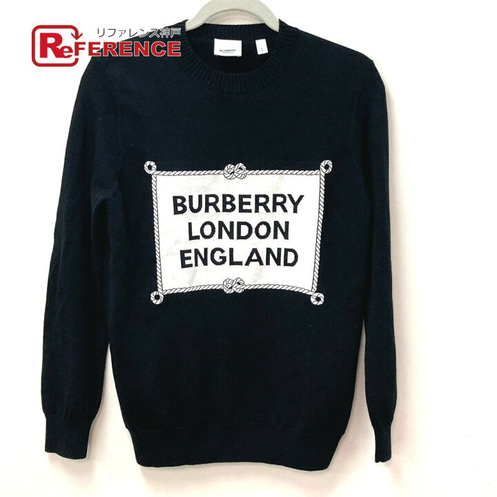 楽天市場】BURBERRY バーバリー 8024421 ロゴ ニット セーター ウール 