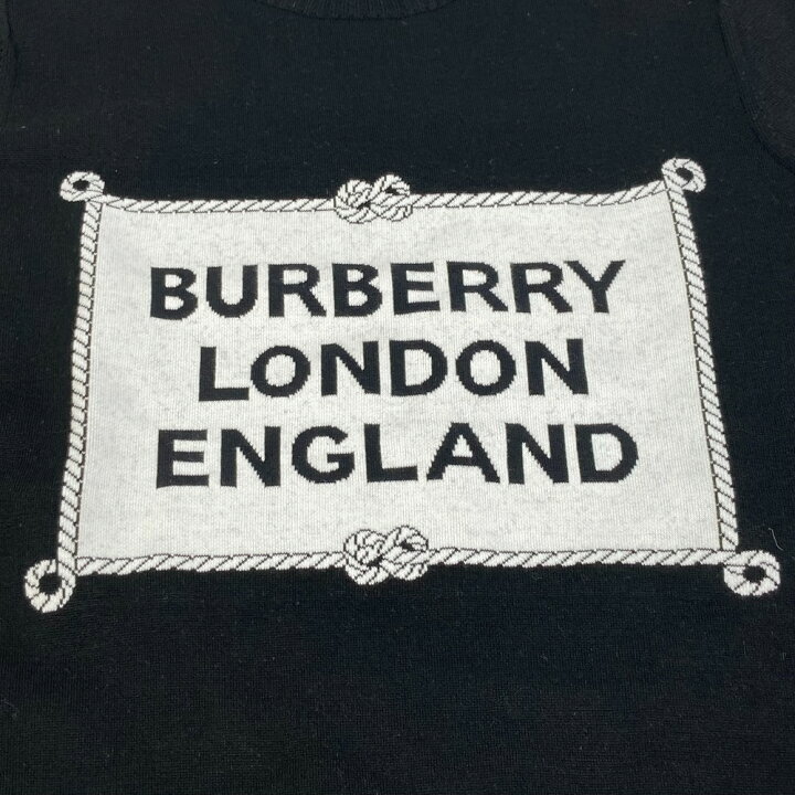 楽天市場】BURBERRY バーバリー 8024421 ロゴ ニット セーター ウール 