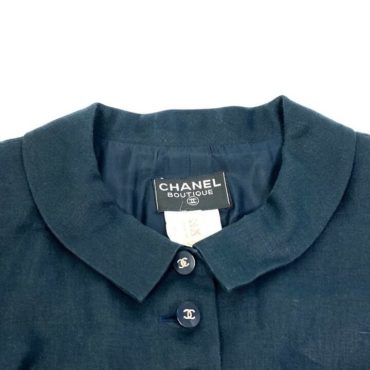 楽天市場】CHANEL シャネル P09015 CCココボタン 半袖 シャツ 