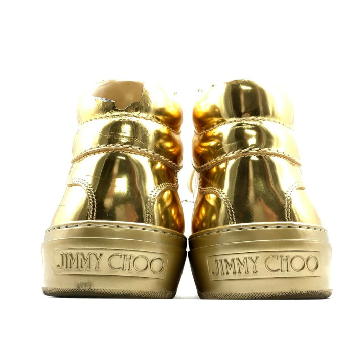 楽天市場】JIMMY CHOO ジミーチュウ シューズ メタリック ハイカット 