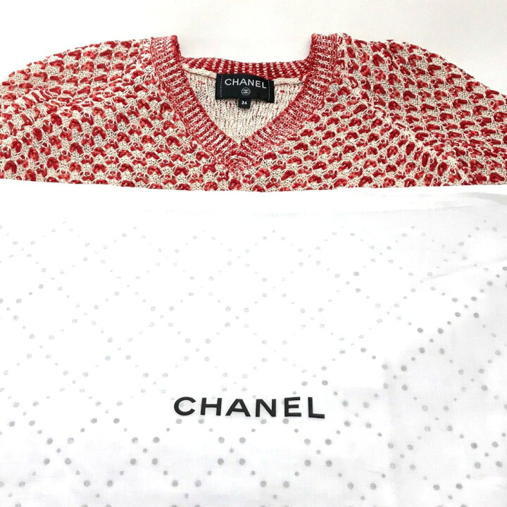 楽天市場】CHANEL シャネル P56232K07352 17C クルーズライン ニット V 