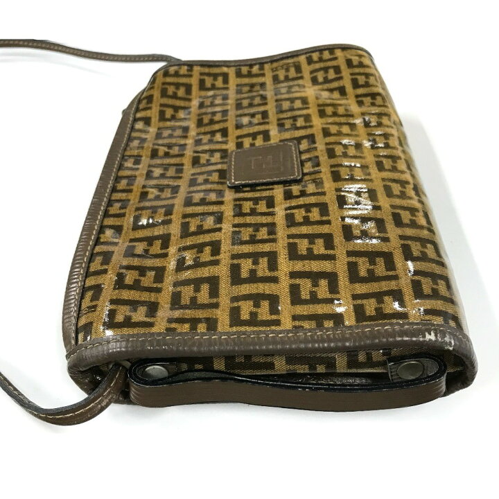 楽天市場】FENDI フェンディ 斜め掛け FF ズッカ柄 カバン ポシェット  