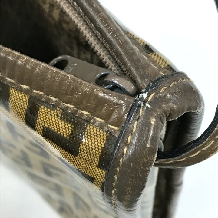 楽天市場】FENDI フェンディ 斜め掛け FF ズッカ柄 カバン ポシェット 