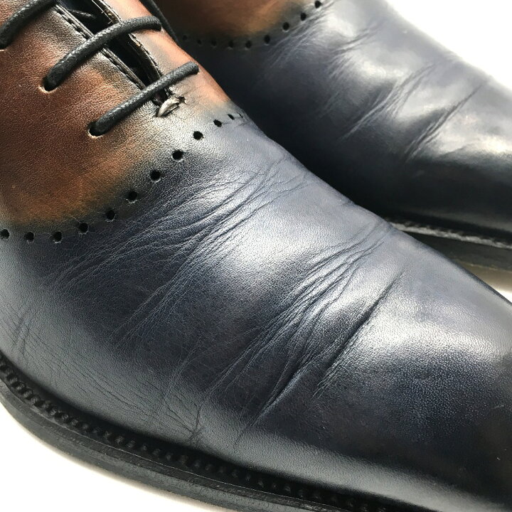 楽天市場】Berluti ベルルッティ パンチングデザイン ツートーン 