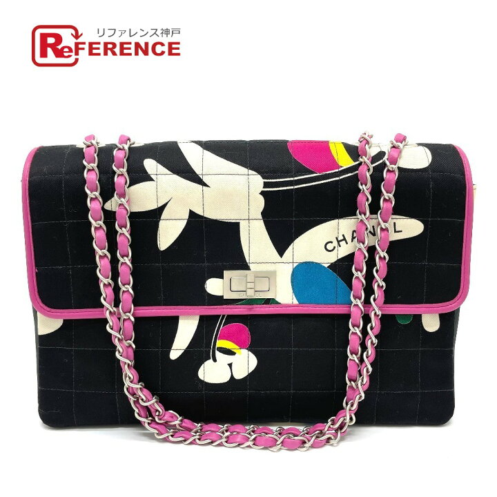 楽天市場】CHANEL シャネル チョコバー 2.55 Wチェーン ショルダー 