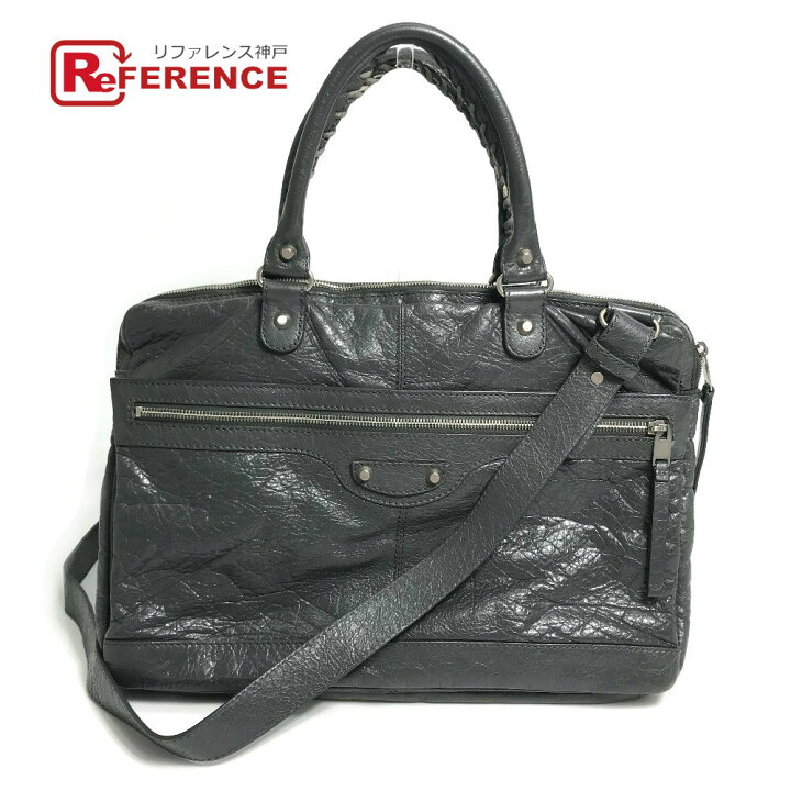 楽天市場】BALENCIAGA バレンシアガ 310939 シワ加工 ショルダーバッグ 