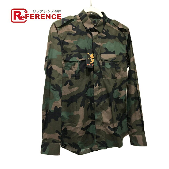 楽天市場】VALENTINO ヴァレンティノ ドラゴン刺繍 迷彩 トップス  