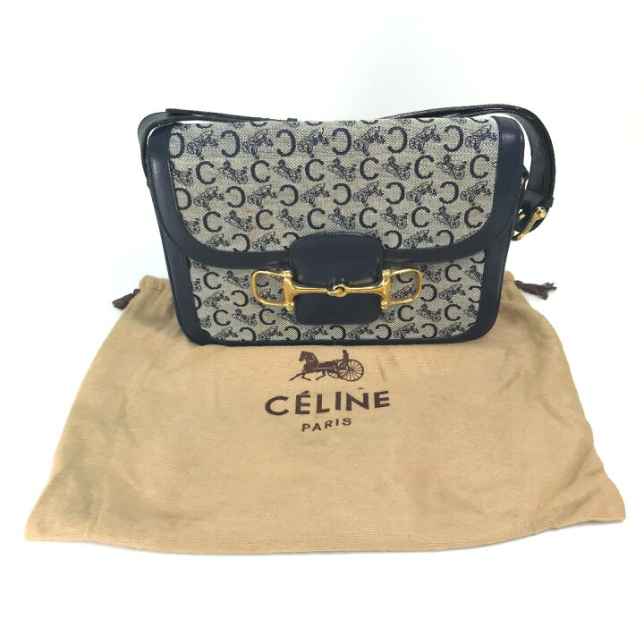 楽天市場】CELINE セリーヌ オールドセリーヌ C 馬車 モノグラム  