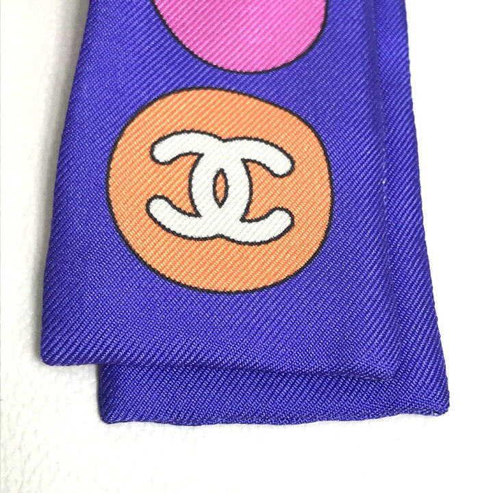 楽天市場】CHANEL シャネル ココマーク COCO バンドー スカーフ シルク  