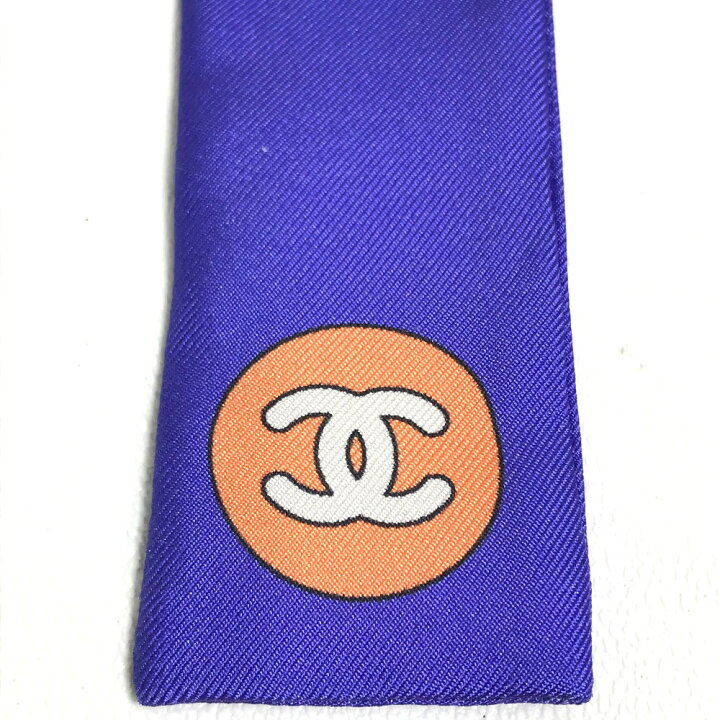 楽天市場】CHANEL シャネル ココマーク COCO バンドー スカーフ シルク  