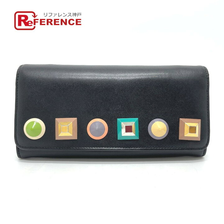 楽天市場】FENDI フェンディ 8M0365 スタッズ 長財布 カバン チェーン 