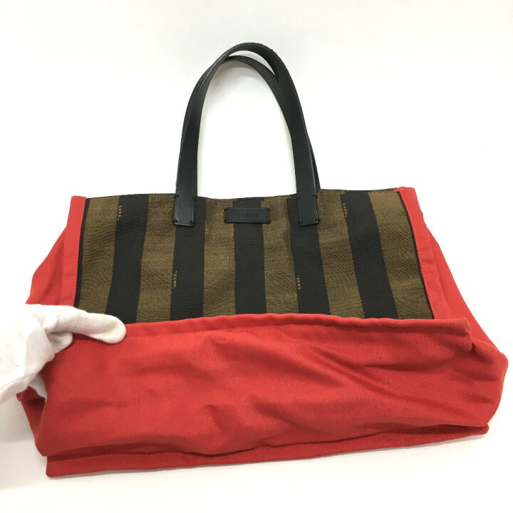楽天市場】FENDI フェンディ 8BH252 ショッピングバッグ ペカン柄 