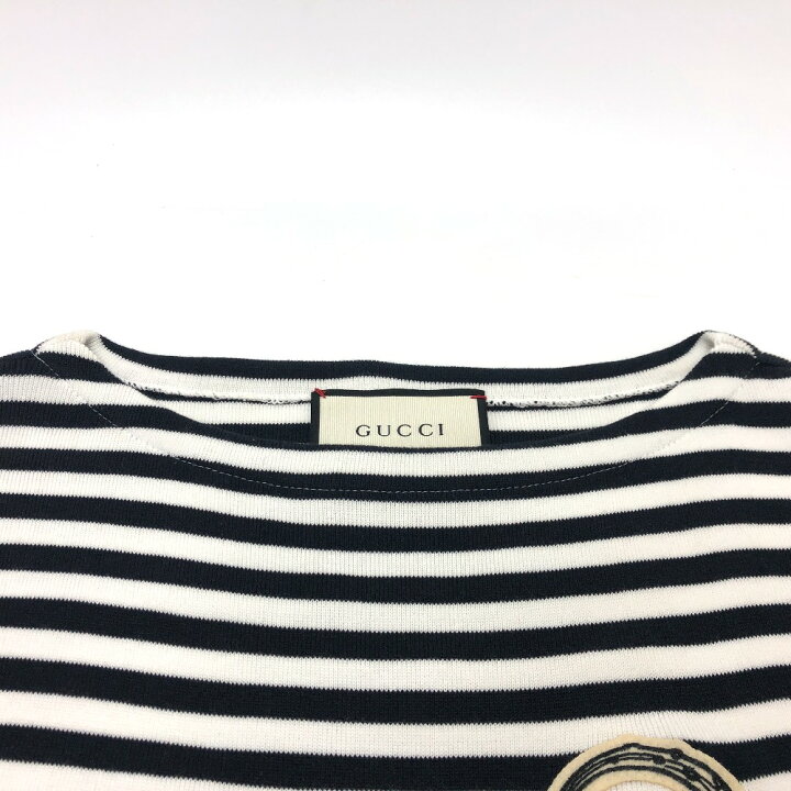 楽天市場】GUCCI グッチ 461177 ボーダー タコモチーフ トレーナー 
