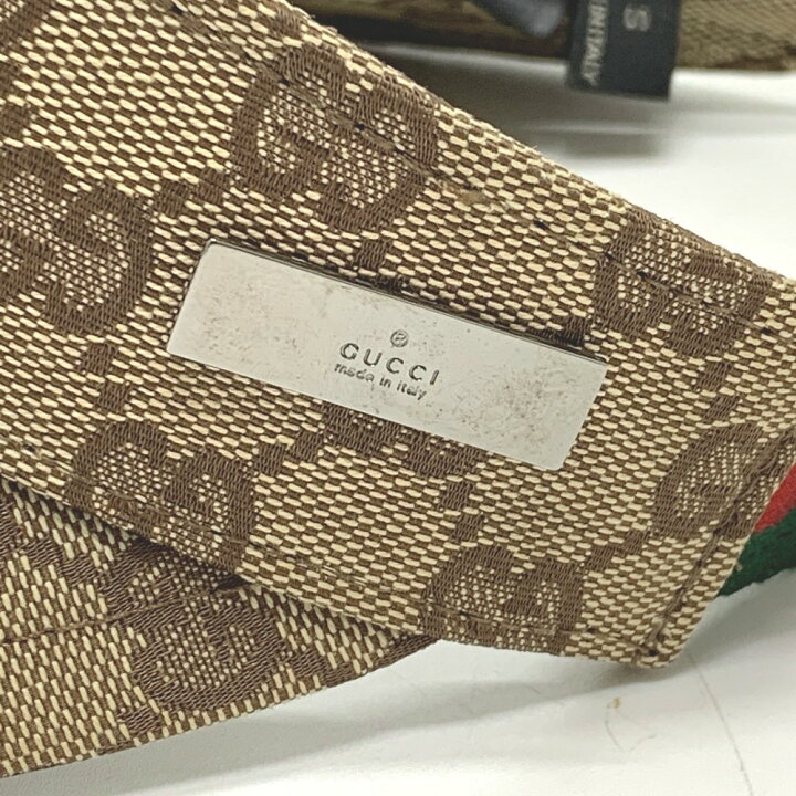 楽天市場】GUCCI グッチ GG シェリーライン 帽子 サンバイザー GG 