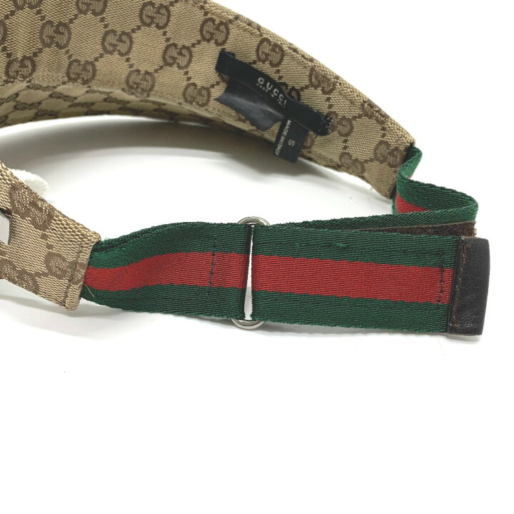 楽天市場】GUCCI グッチ GG シェリーライン 帽子 サンバイザー GG 