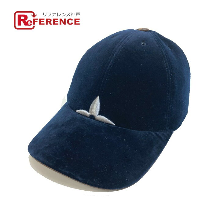 Louis Vuitton M7791L Cap LV Touch Cotton Blue Marine L Men'