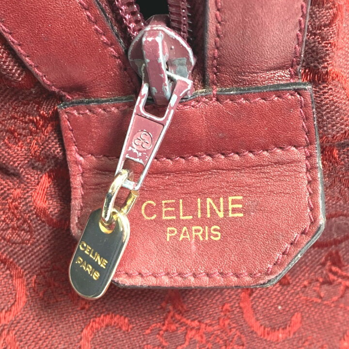 楽天市場】CELINE セリーヌ Cマカダム 馬車 ヴィンテージ カバン 