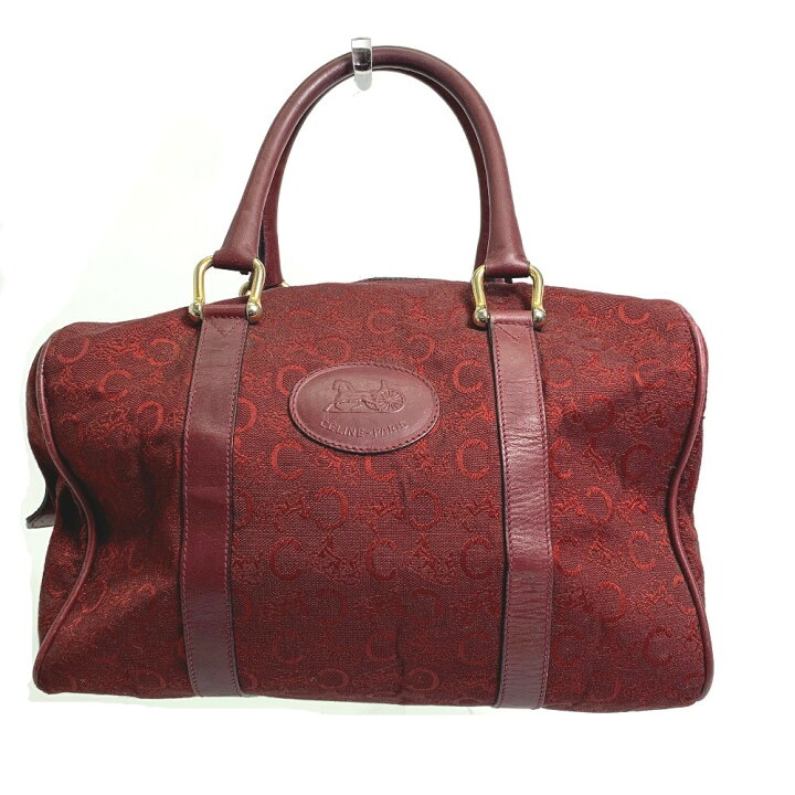 楽天市場】CELINE セリーヌ Cマカダム 馬車 ヴィンテージ カバン 