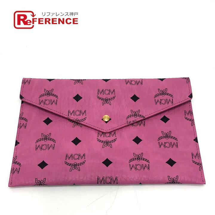 楽天市場】MCM エムシーエム ロゴグラム フラットポーチ ポーチ/非売品 