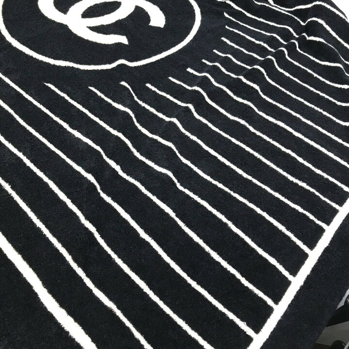 楽天市場】CHANEL シャネル ココマーク CC 大判 タオルケット タオル 