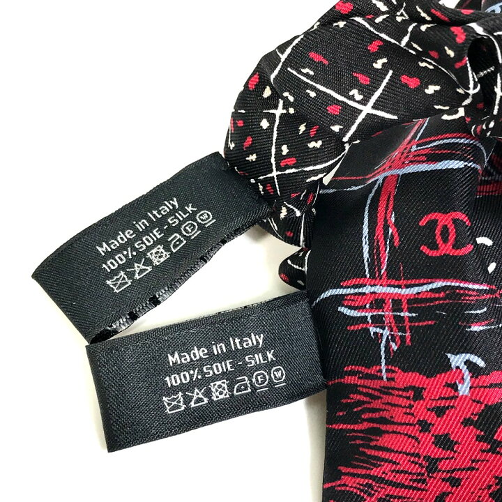 楽天市場】CHANEL シャネル ココマーク CC スカーフ 2点セット リボン  