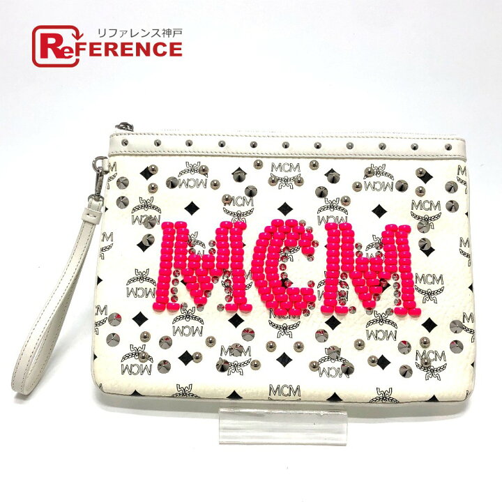 楽天市場】MCM エムシーエム ロゴグラム クラッチ カバン フラット  