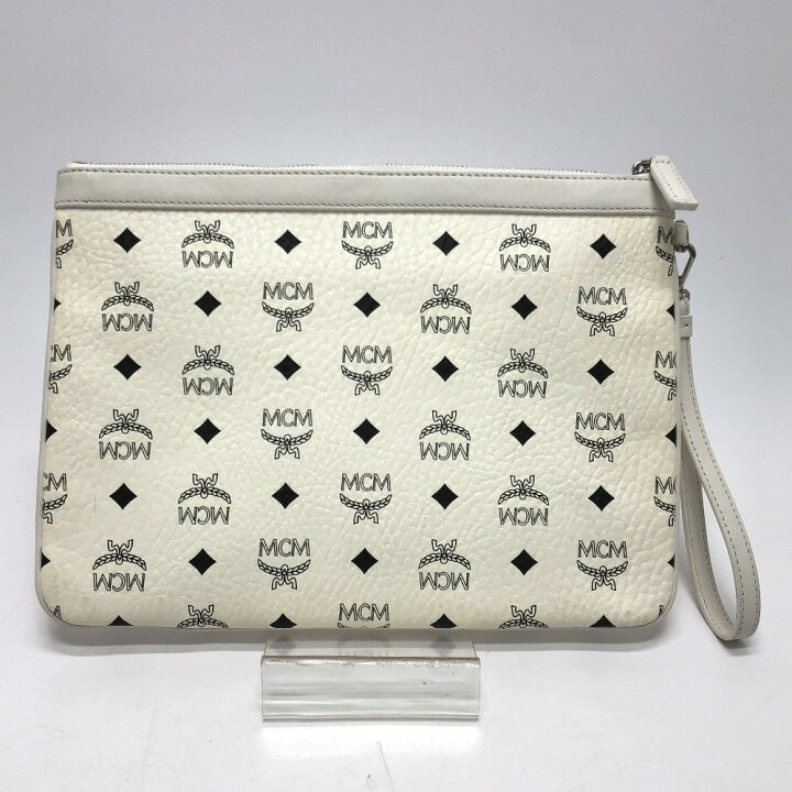 楽天市場】MCM エムシーエム ロゴグラム クラッチ カバン フラット  