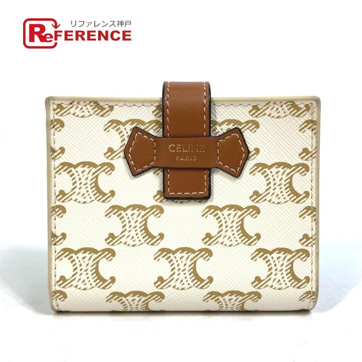 楽天市場】CELINE セリーヌ マカダム トリオンフ ウォレット 2つ折り  