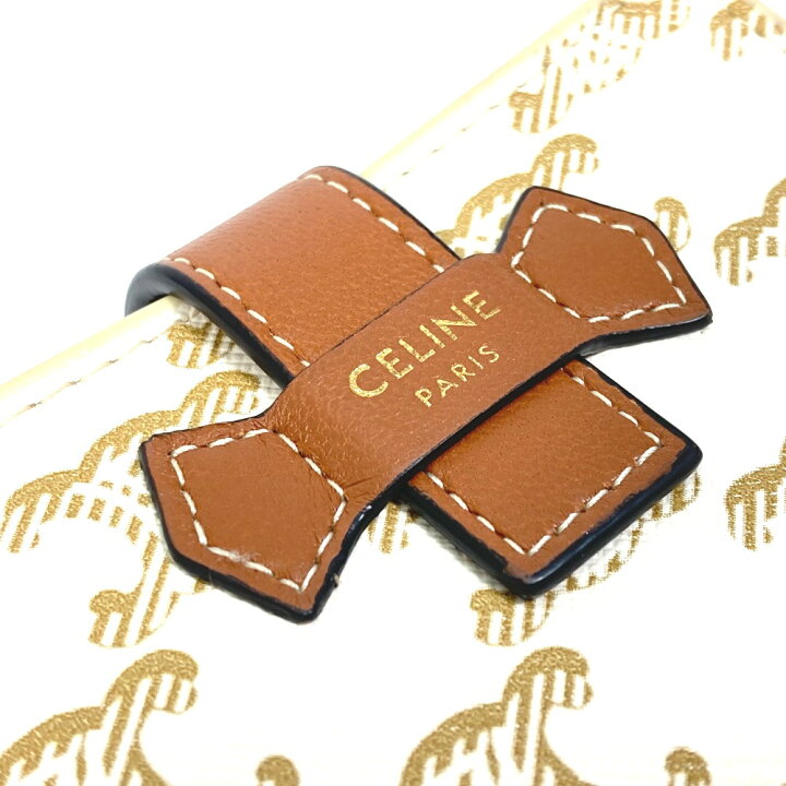 楽天市場】CELINE セリーヌ マカダム トリオンフ ウォレット 2つ折り 