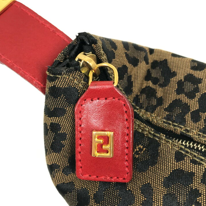 楽天市場】FENDI フェンディ レオパード ヒョウ柄 ミニバッグ コスメ 