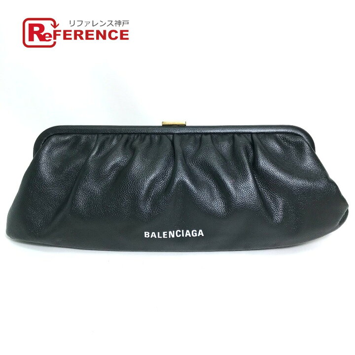新品】BALENCIAGA バレンシアガレザーショルダークラッチバック 