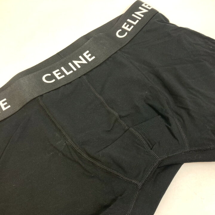 楽天市場】CELINE セリーヌ 2Z055157N.38NO ロゴ ボクサー パンツ 