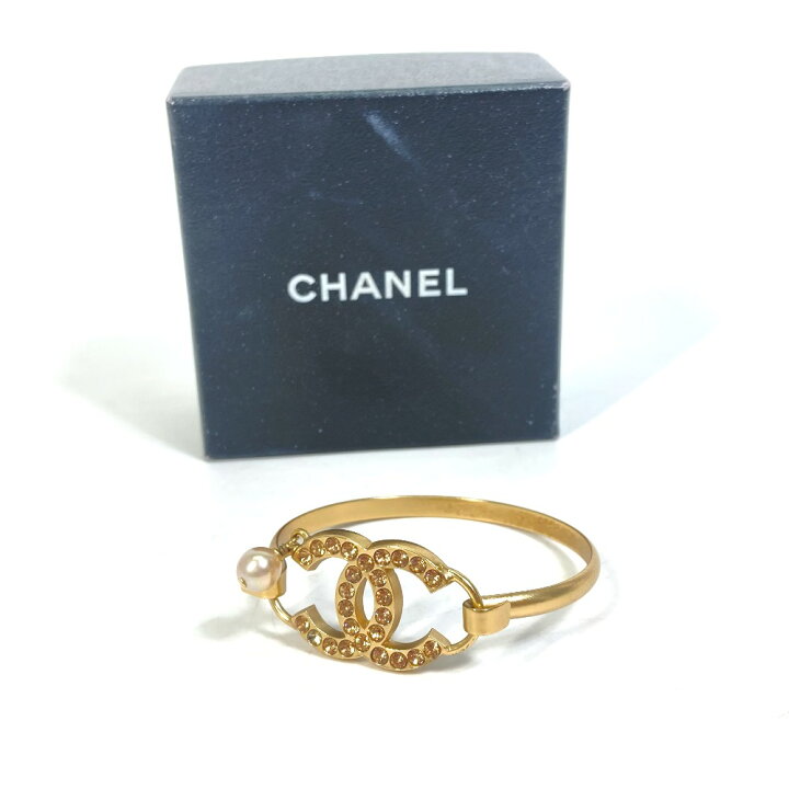 楽天市場】CHANEL シャネル CC ココマーク ラインストーン フェイク 