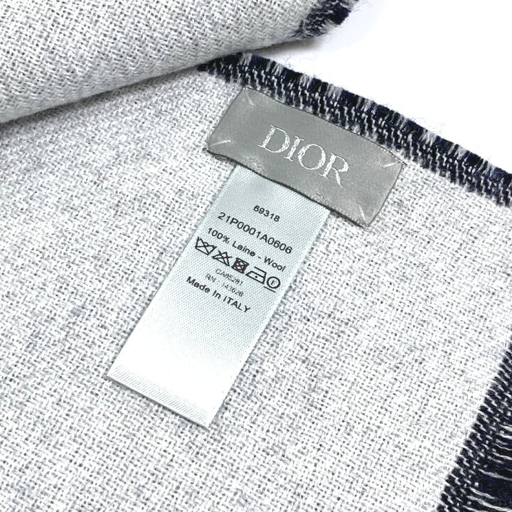 楽天市場】Dior ディオール 21P0001A0606 フリンジ スカーフ ハート  