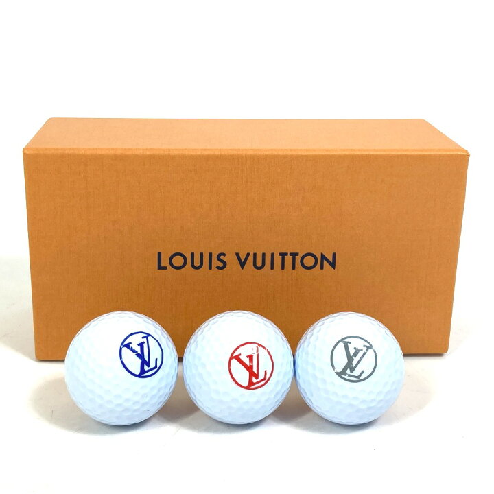 Louis Vuitton Monogram Etui 3 Balles Golf Ball Case 12lv613 Brown