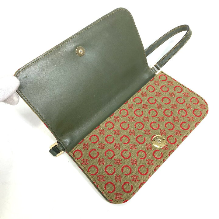 楽天市場】CELINE セリーヌ Cマカダム ハンドバッグ カバン ミニ 