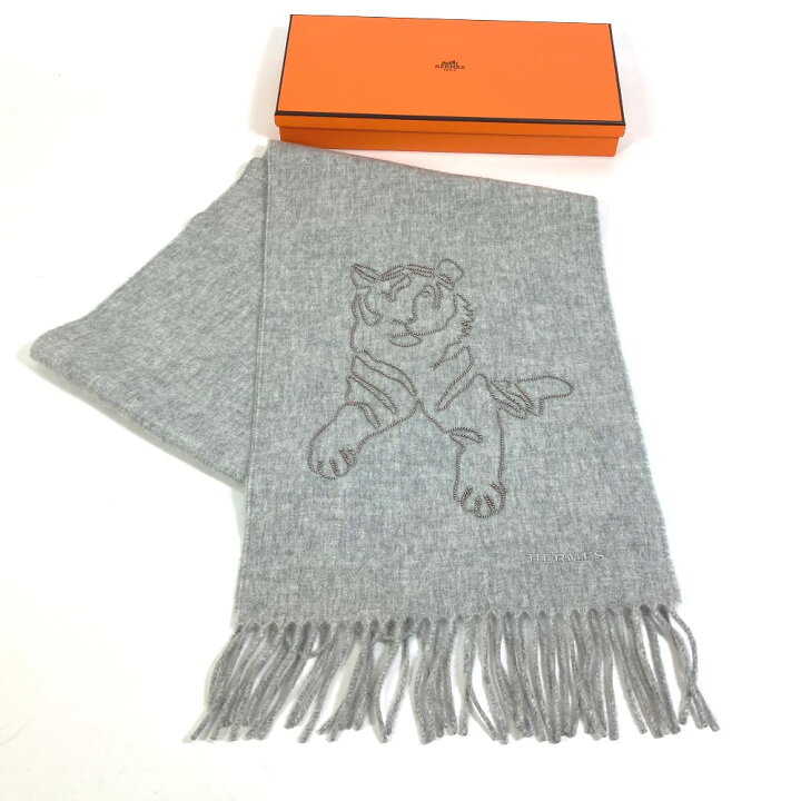 楽天市場】HERMES エルメス H391632T 02 ロゴ 王者の虎 ロイヤル刺繍  