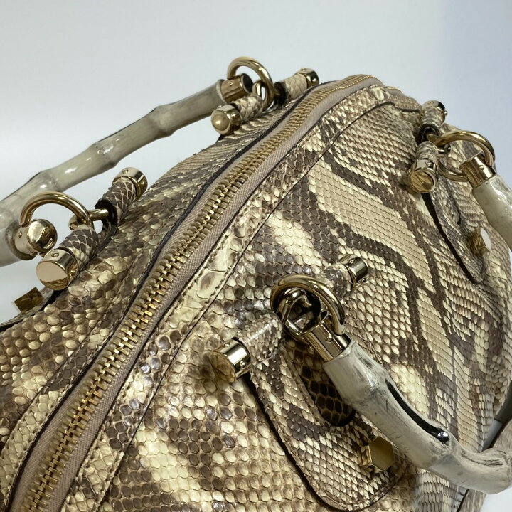 楽天市場】GUCCI グッチ 189867 バンブーハンドル カバン 2WAY  